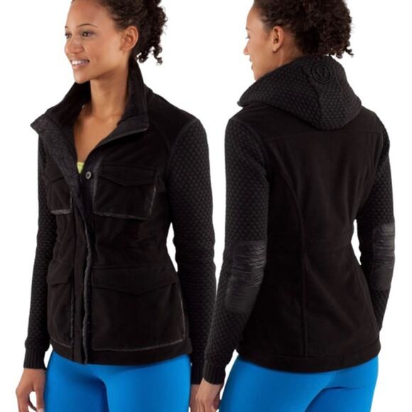 Lululemon Black Miracle Jacket Sz 6 - Picture 10 of 13
